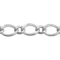 Chain L&S112BF Rhodium color