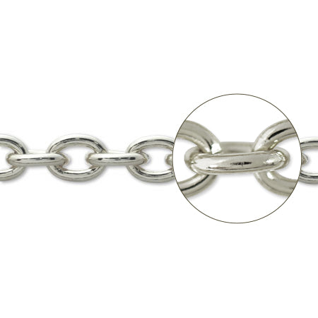 Chain IR212 Rhodium color
