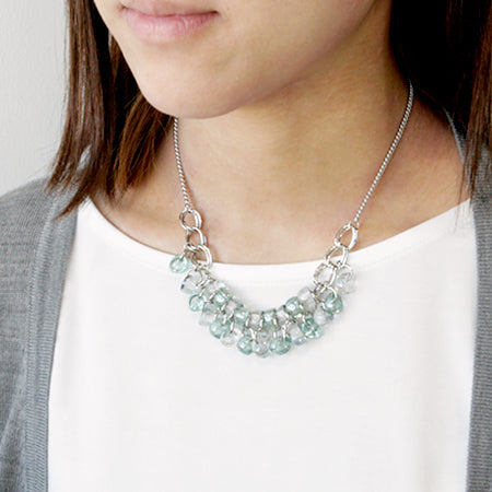 Chain IRT112 Rhodium color