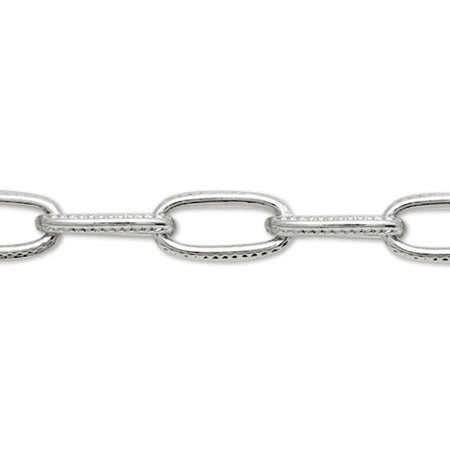 Chain QK-14 Rhodium color