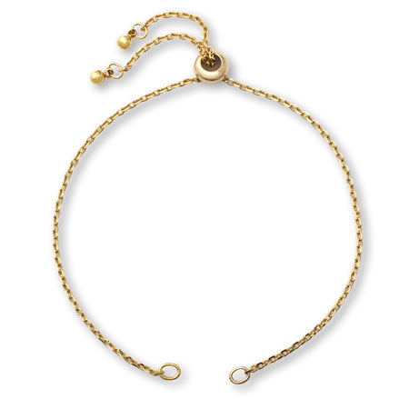 Chain bracelet with Azuki stopper Gold