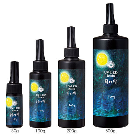 UV-LED resin moon drops