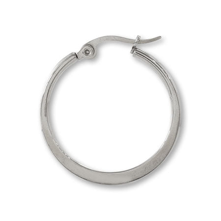 Stainless steel earrings hoop 2 fabric (SUS316L)