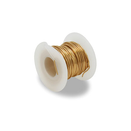 Artistic wire mini spool non-ternish brass
