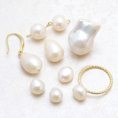 淡水パール ドロップ ホワイト