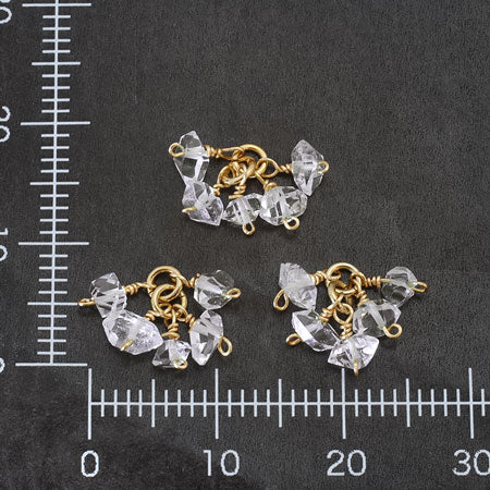 Natural Stone Glasses Charm Fringe Pakistan Herkimer
