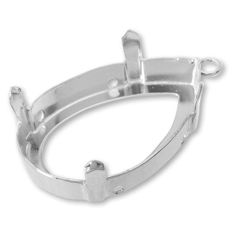 石座 #4327用 1カン付 ロジウムカラー