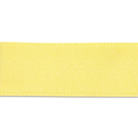 フランス製両面サテンリボン 364(ライトイエロー)