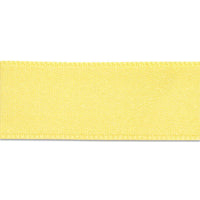 フランス製両面サテンリボン 364(ライトイエロー)