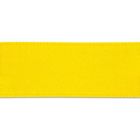 フランス製両面サテンリボン 220(イエロー)