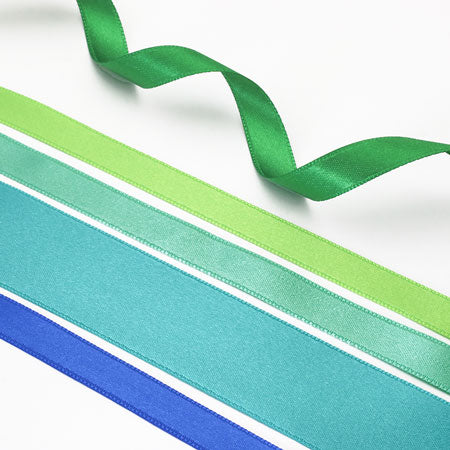 The French Double Ribbon 544 (Green Turquoise)