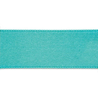 フランス製両面サテンリボン 432(ターコイズ)