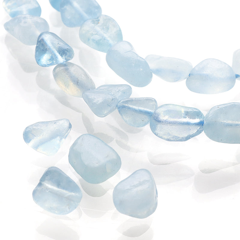 Natural stone tumble aquamarine (natural)