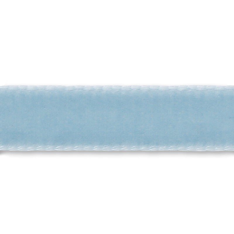 スイスベルベットリボン 水色