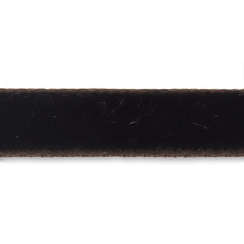 スイスベルベットリボン こげ茶