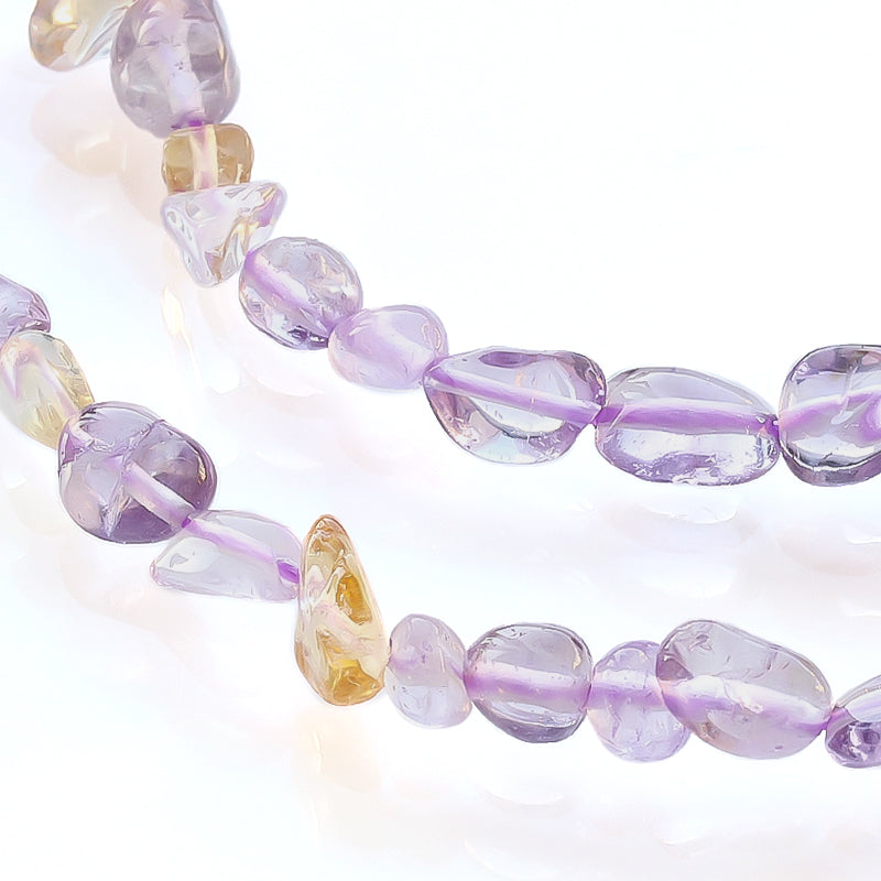 Natural stone tumble yellow amethyst (natural)