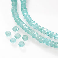 Natural stone button cut apatite