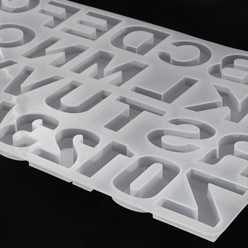 Alphabet & numbers silicon motifs