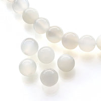Natural stone Round Gray Moonstone (natural)