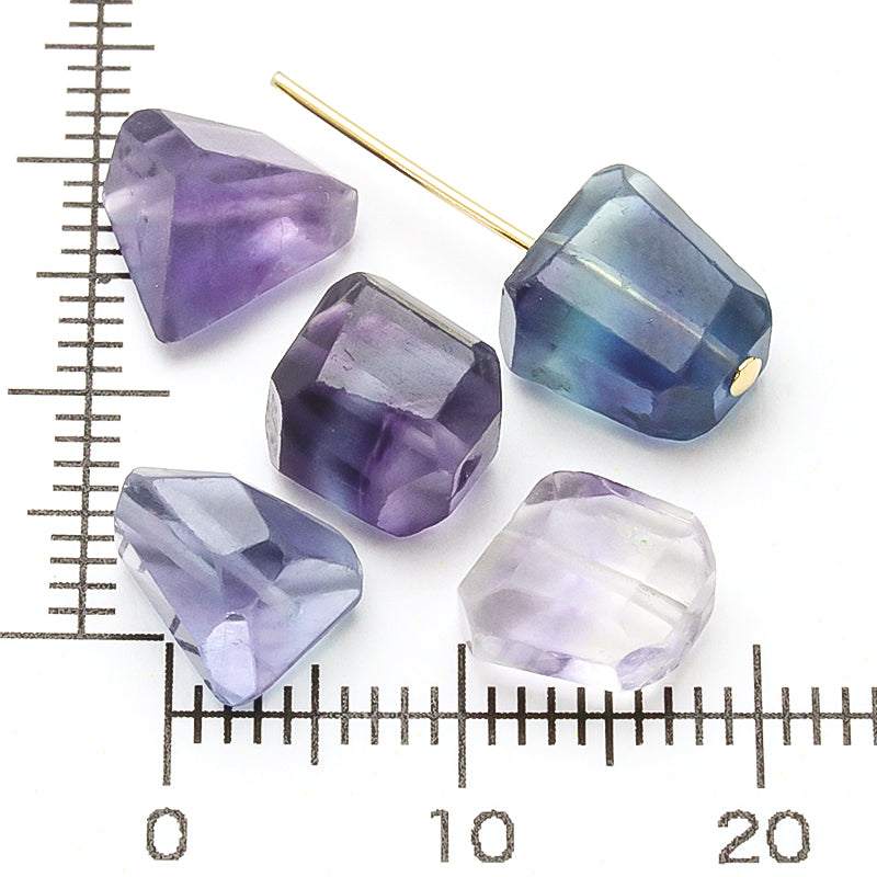 Natural stone tumble cut fluorite (natural)
