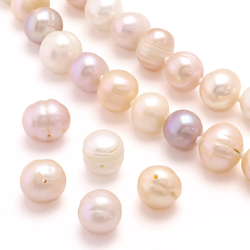 Freshwater Pearl Round Circle Multi