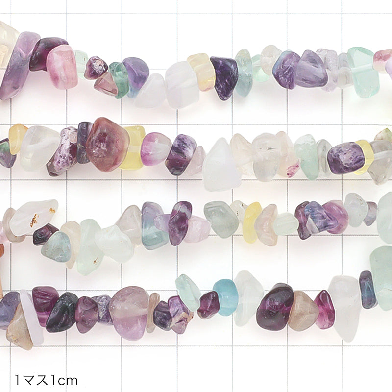 Natural stone Sazare multi-color fluorite