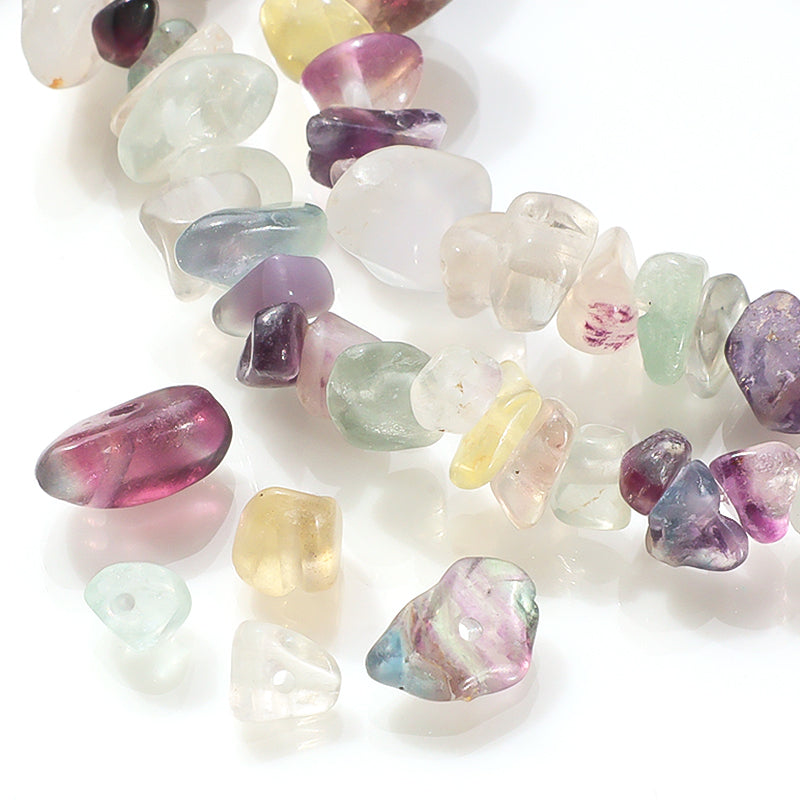 Natural stone Sazare multi-color fluorite