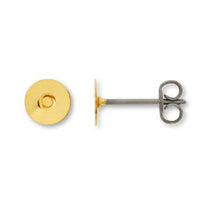 ピアス 丸皿(3mm、4mm、5mm、6mm、10mm)