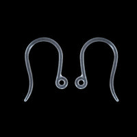 Earrings resin U-shaped