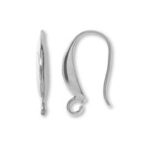Design hook earrings with U-shaped ring No.2
