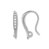 Design hook earrings with U-shaped ring No.4