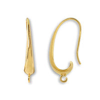 Design hook earrings with ring