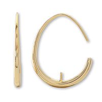 Design hook earrings, egg-shaped core stand