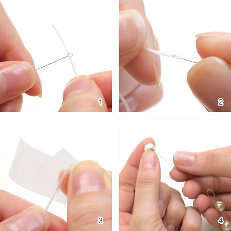 Wire needle for small beads 6-13-9