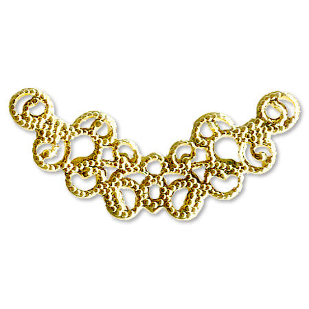 Skashi parts moon approx. 9 x 32mm gold