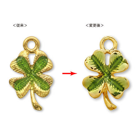 Charm clover (with epo) gold