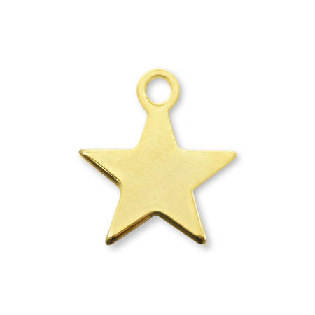 Metal charm T-175 gold