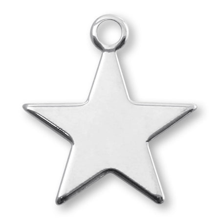 Metal Charm T-177 Rodium-Color