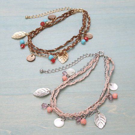 Metal charm T-189 gold