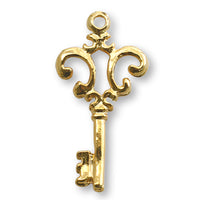 Metal charm T-227 gold