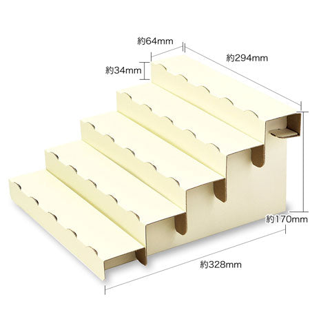Assembly type 5 stage shelf
