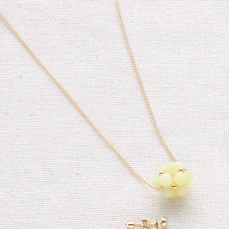 Chain necklace 130SRA (with adjuster) rhodium color
