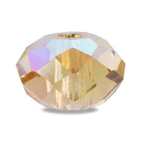 Kiwa Crystal #5040 Lt. Colorado Topaz Shimmer 2×