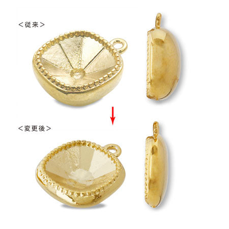 Simple stone seat No.2 4470 rhodium collar
