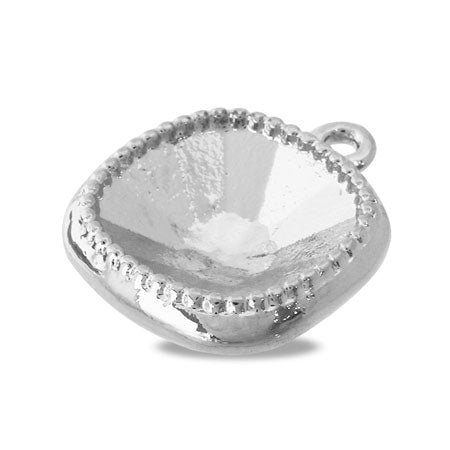 Simple stone seat No.2 4470 rhodium collar