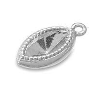 Simple stone seat No. 3 for #4228 with 1 ring rhodium color