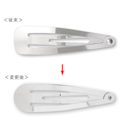 ヘア金具 スリーピン ニッケル