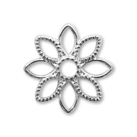 Joint parts Squash flower rhodium color