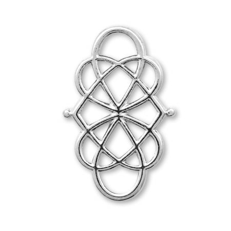 Joint parts Scacio Oval rhodium color