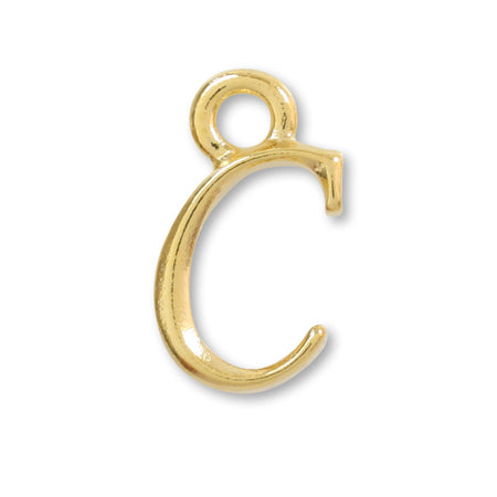 Charm Initial Basic C Gold